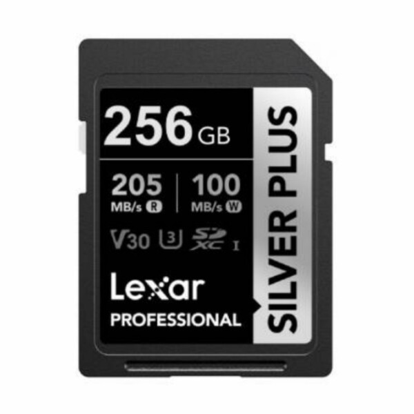 Memoria Sdxc Lexar Pro 256gb Silver Plus TARJETA SD LEXAR PRO 256GB SILVER PLUS