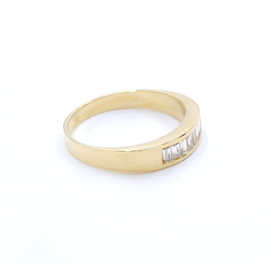 Anillo Medio Sin Fin En Oro 18K Y Brillantes Anillo Medio Sin Fin En Oro 18K Y Brillantes