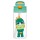 Botella con boquilla y sorbito silicona Dinosaurio