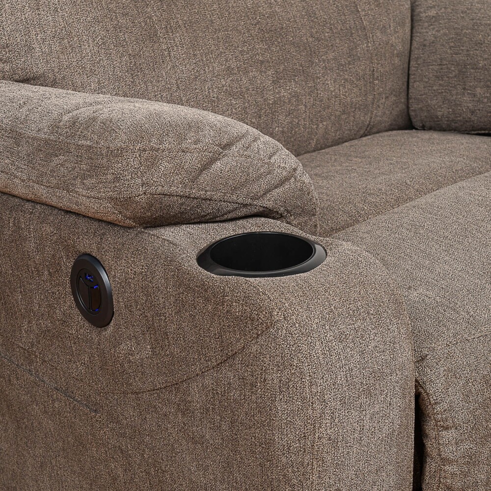 SOFÁ RECLINABLE MULTIFUNCIÓN 1 CUERPO TELA NATURAL-BEIGE ATIKA BEIGE