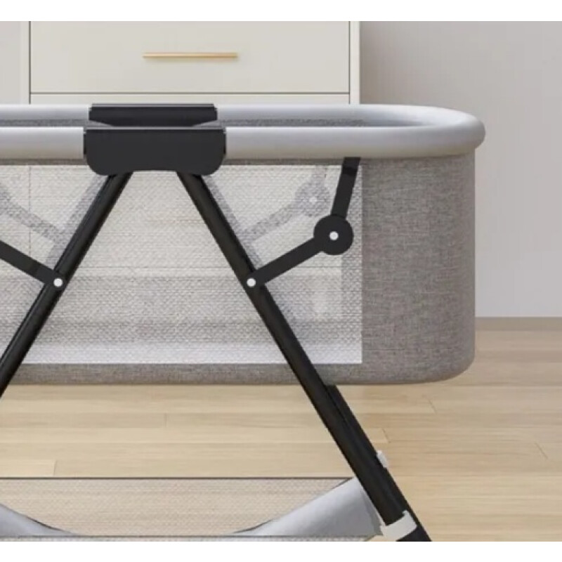 Cuna Moisés TOKIO Con Mosquitero Y Ruedas Infantil Bebe Gris