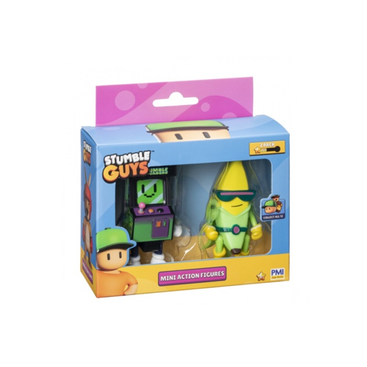Pack X2 Figuras Stumble Guys SG3202 7CM - PACK-2 