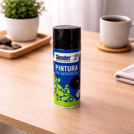 PINTURA AEROSOL SPLENDER NEGRO SATINADO 400ML PINTURA AEROSOL SPLENDER NEGRO SATINADO 400ML
