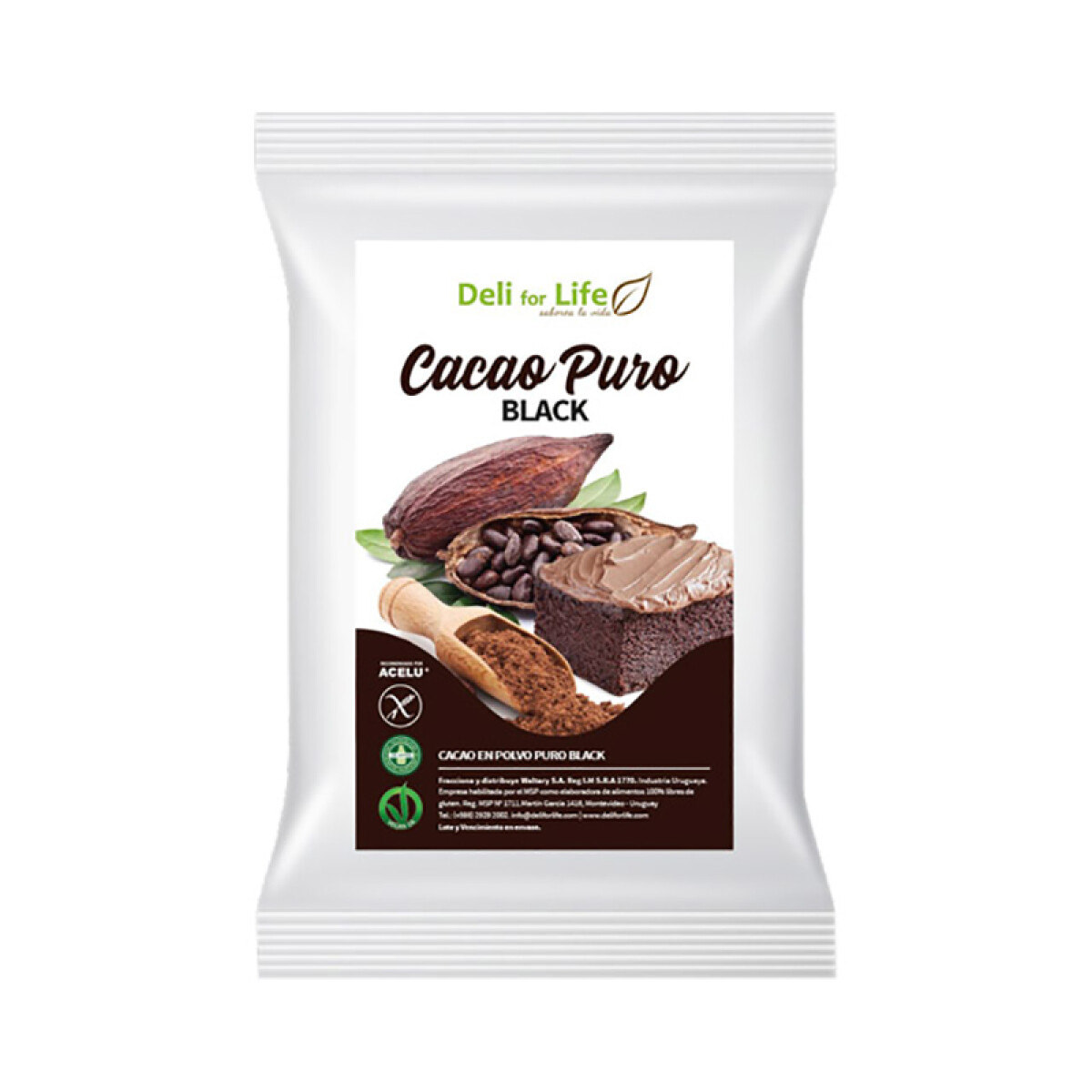 Cacao Puro Black sin TACC 250 g 