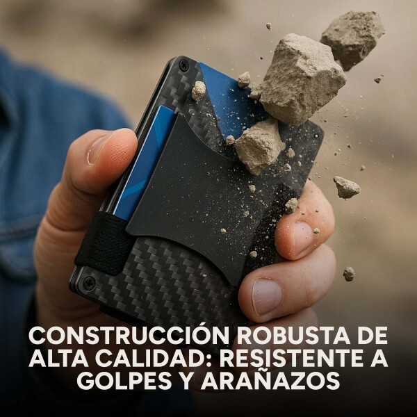 Billetera Tarjetero Bloqueo Rfid Anti Clonación Calidad Variante Color Negro Labrado