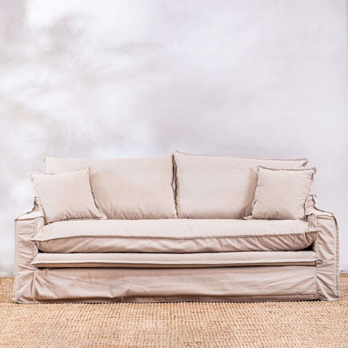Sillón Tessa 3 Cuerpos Crudo 