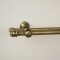 Barrote cortina doble de metal 2,5 m + 3 Soportes ORO VIEJO