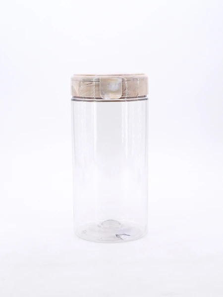 RECIPIENTE TAPA FLIP BEIGE