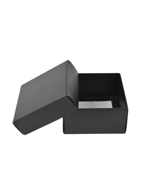 Caja eco 02 - 8x8x4,5 cm. NEGRO