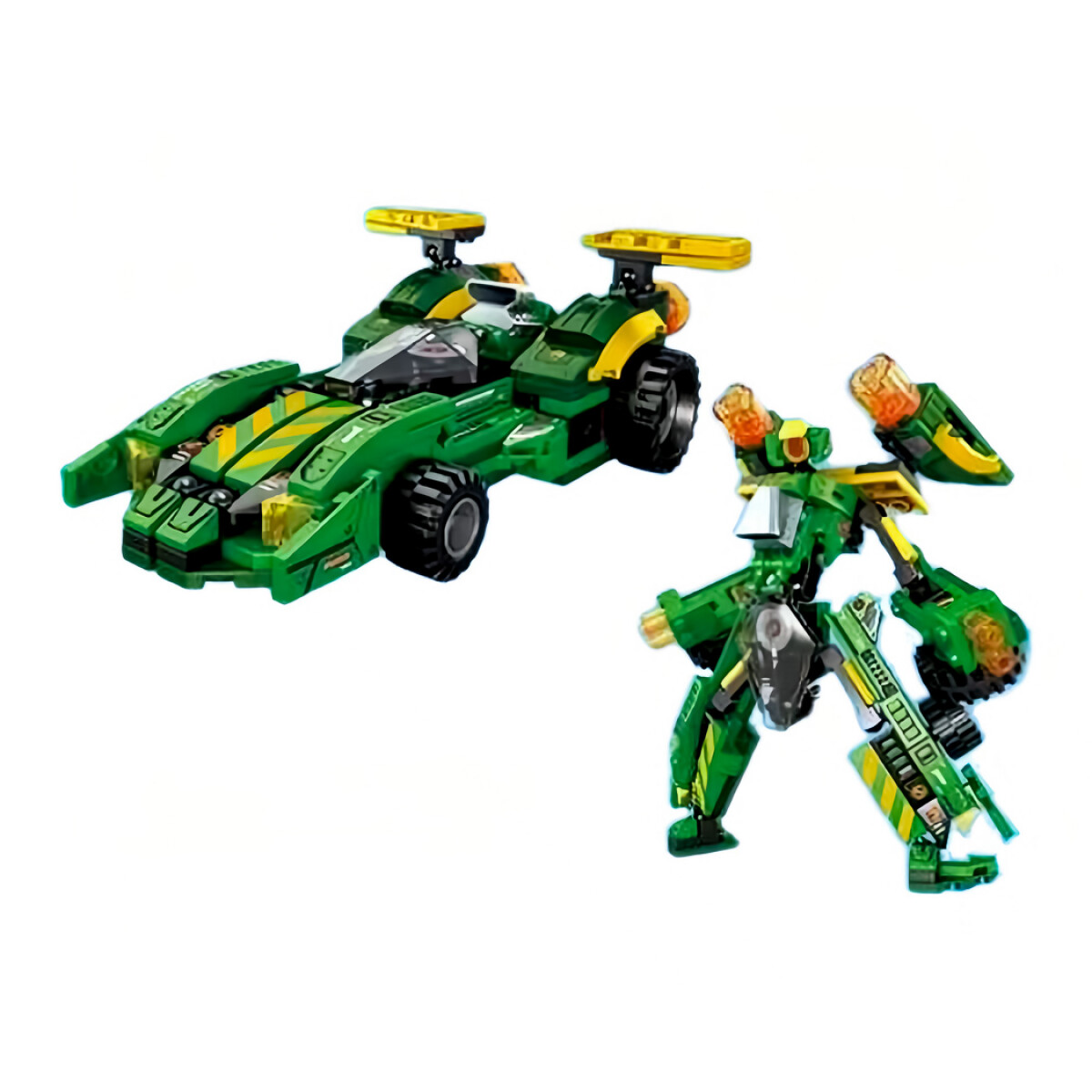 Bloque armable autobot - verde 