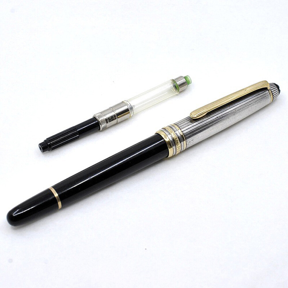 Pluma Estilografica Montblanc Meisterstuck Doue En Plata 925 Pluma Estilografica Montblanc Meisterstuck Doue En Plata 925