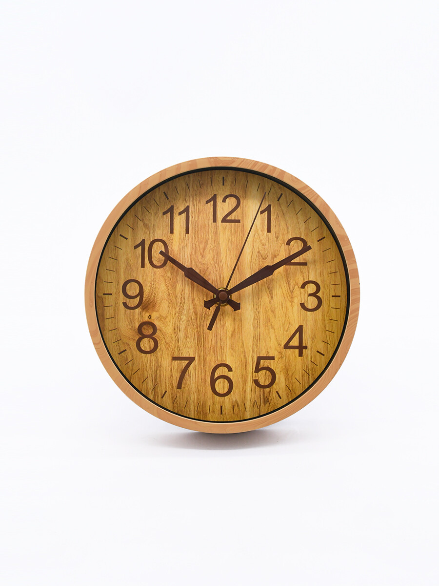 RELOJ DE MESA TERRA - MADERA 