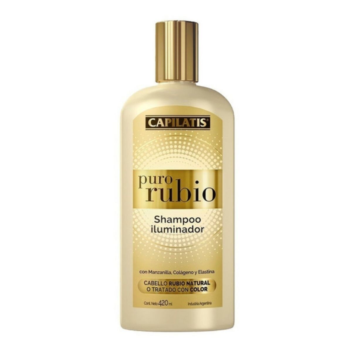 Shampoo Capilatis Iluminador Puro Rubio - 420 ML 