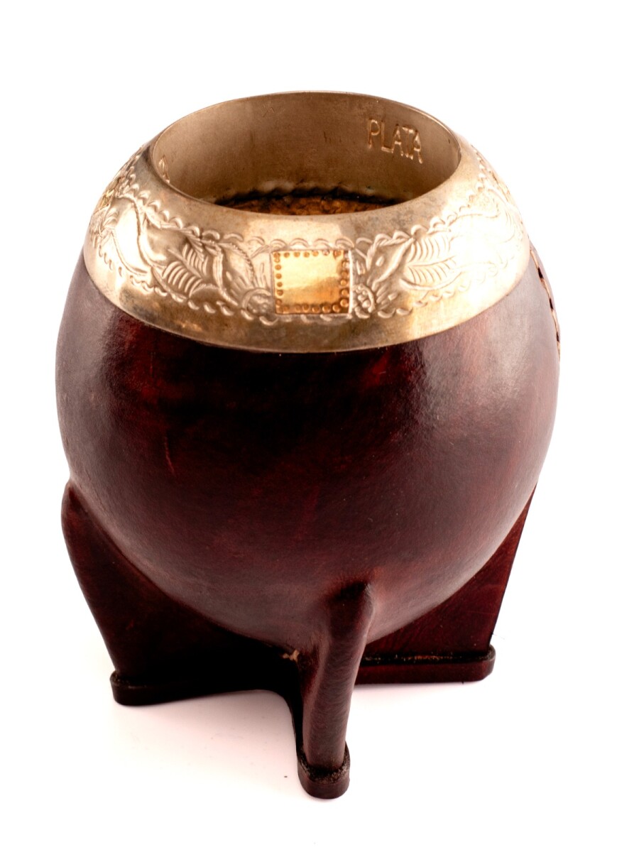Mate porongo Plata y Oro - M21 