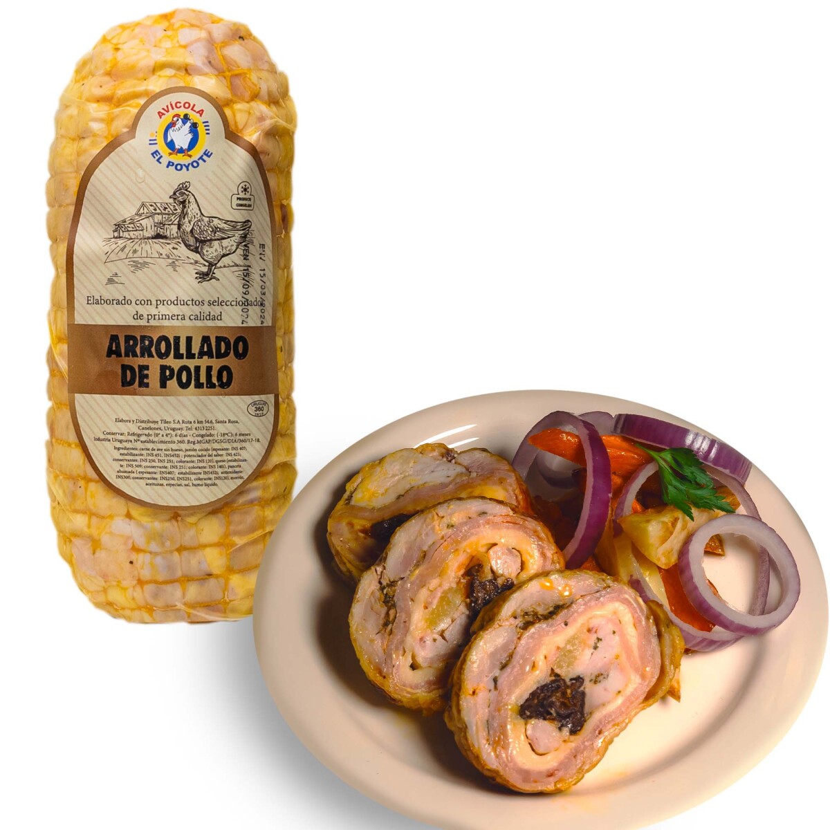 Arrollado de Pollo El Poyote 1Kg 