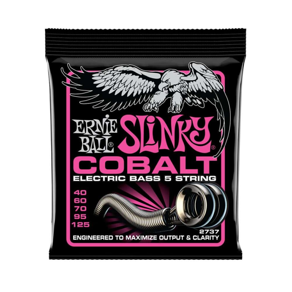 Encordado Bajo Ernie Ball - Super Slinky Cobalt 5st 0.40-1.25 