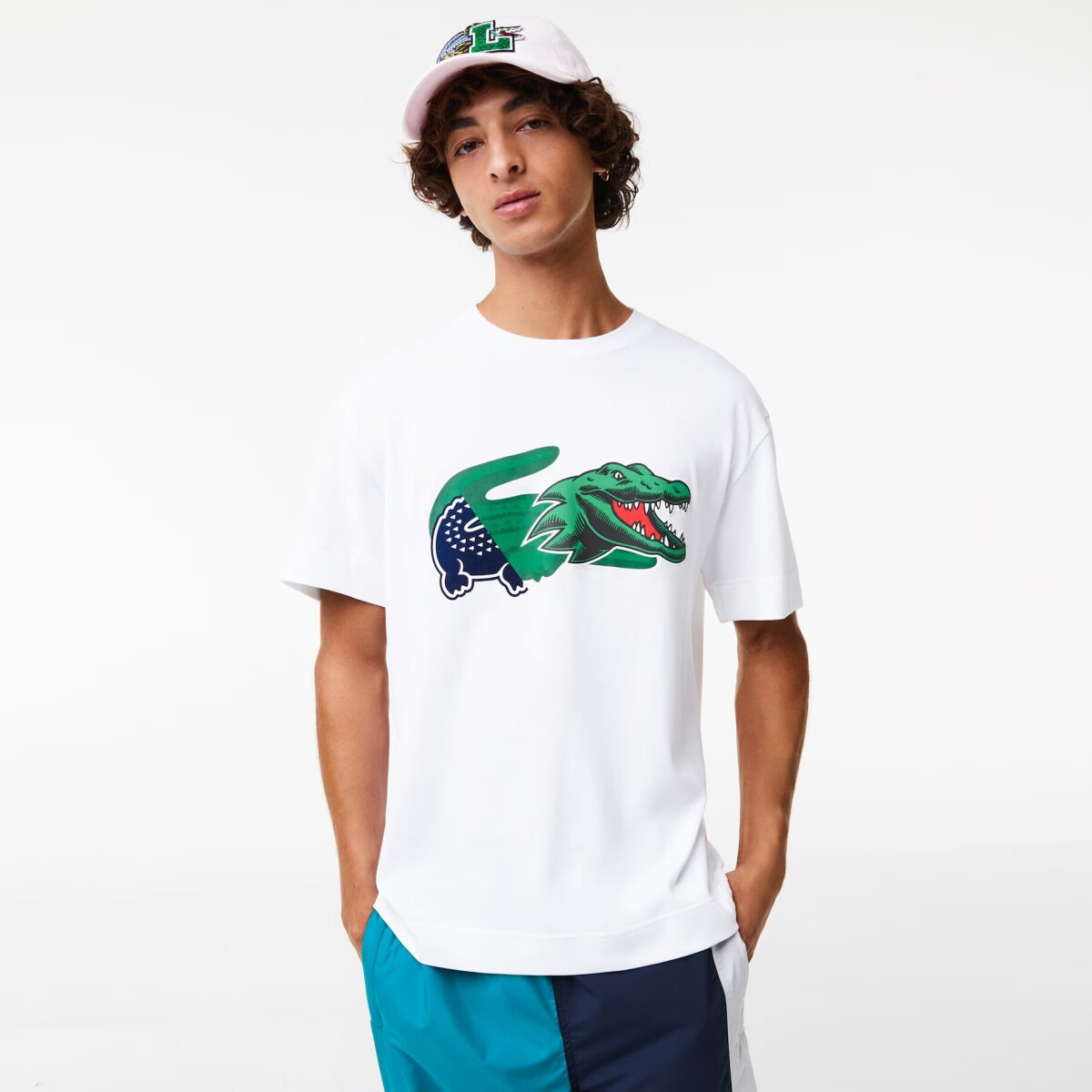 REMERA LACOSTE RELAXED FIT OVERSIZED 