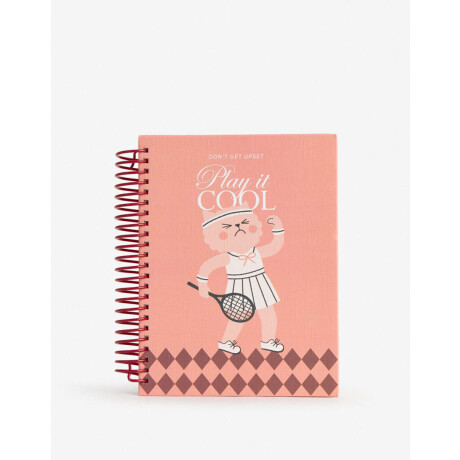 Cuaderno Estampado Tennis Combinacion Multicolor