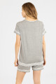 SOLANGE PIJAMA LACE GRIS MELANGE