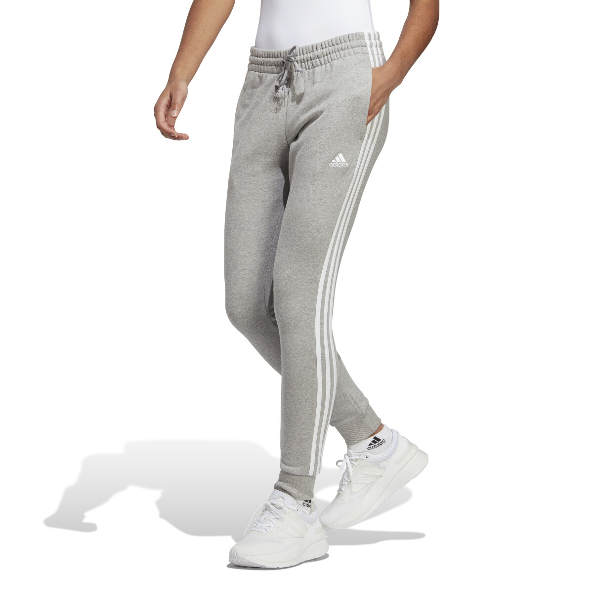 Pantalón de Mujer Adidas Essentials 3 Adidas - Gris 