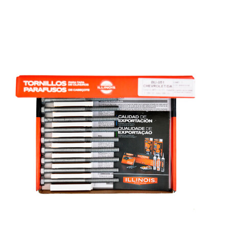 TORNILLO CHEVROLET JGO. TAPA CILINDROS CORSA NAFTA (HASTA 99 ILLINOIS TORNILLO CHEVROLET JGO. TAPA CILINDROS CORSA NAFTA (HASTA 99 ILLINOIS