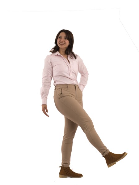 Pantalón de Vestir de Dama Beige