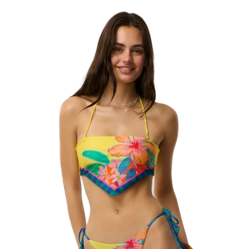 Top Rip Curl Bliss Scarf Bandeau Top - Multicolor Top Rip Curl Bliss Scarf Bandeau Top - Multicolor