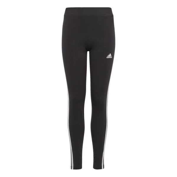 Calza Adidas Essentials Cotton 3 bandas Negro