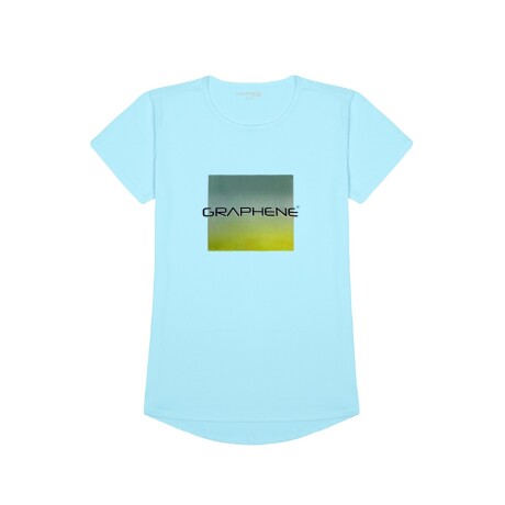 Remera Graphene Celeste