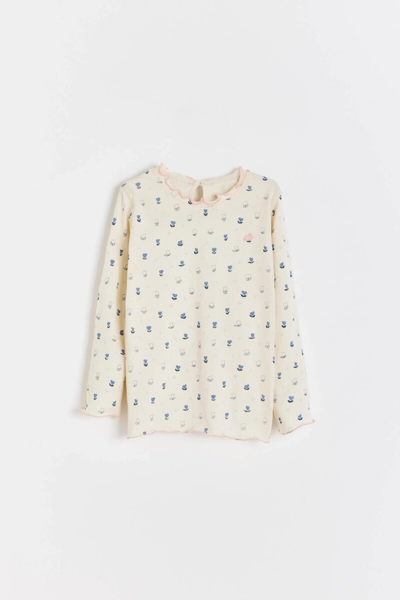 T-SHIRT JENNY HEARTS - Off White 