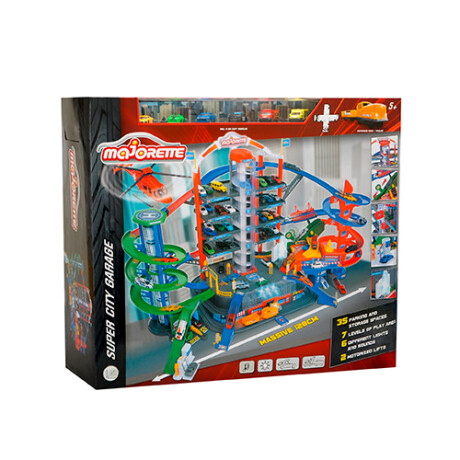 Super Garage Majorette con 6 Vehículos 001