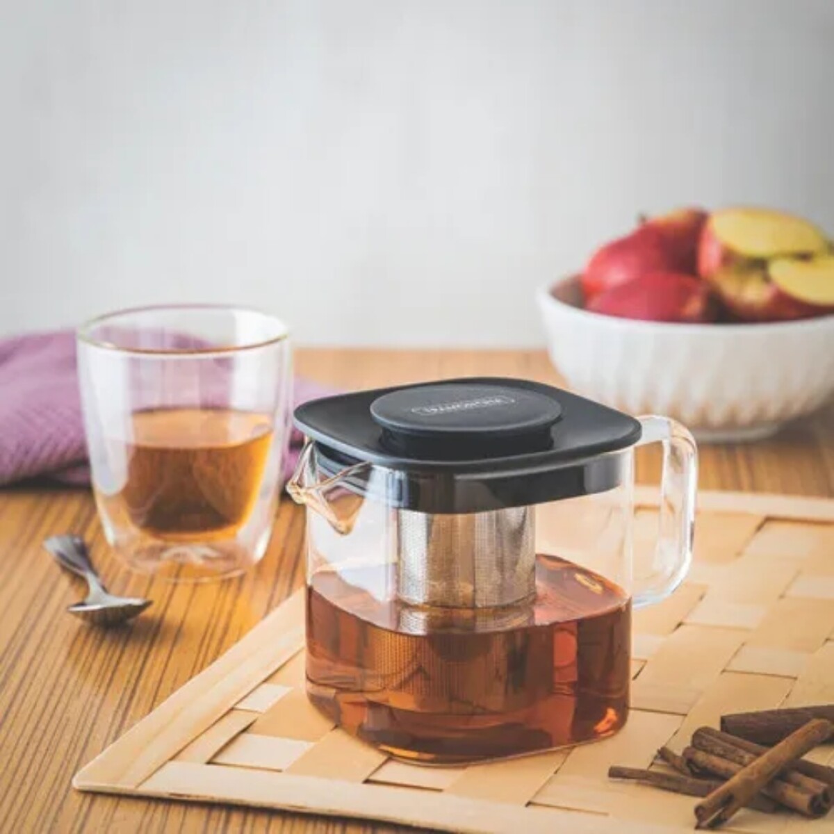 TETERA DE VIDRIO CON INFUSOR TRAMONTINA 600ML - Sin color 