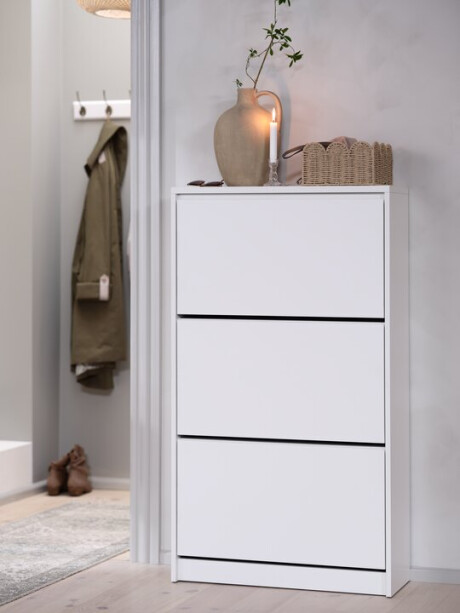 Zapatero LIMFJORDEN 3 compartimientos blanco Zapatero LIMFJORDEN 3 compartimientos blanco