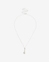 Cadena Corta con Dije Perla Cadena Con Dije Plata 925 - Plateado