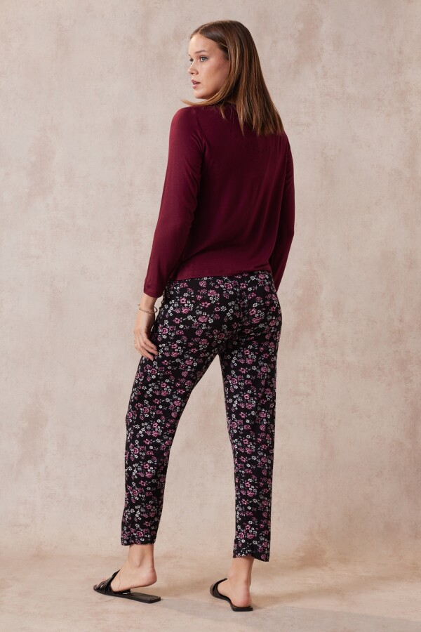 Pijama Con Pantalón BORDEAUX/MULTI