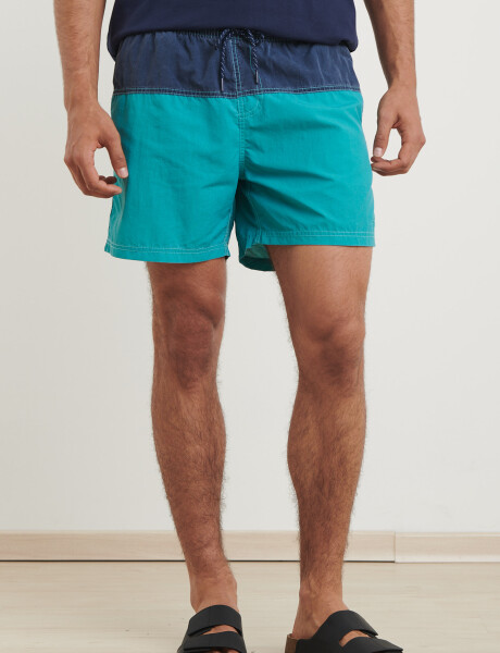 450602 SHORT COMBINADO HARRY Azul/verde