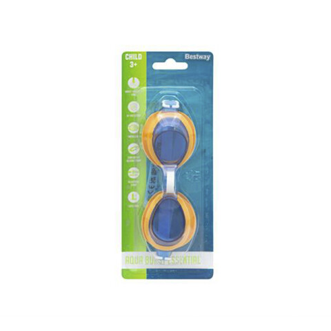 Lentes Natación Bestway Protección UV Colores Surtidos Más 3 Años