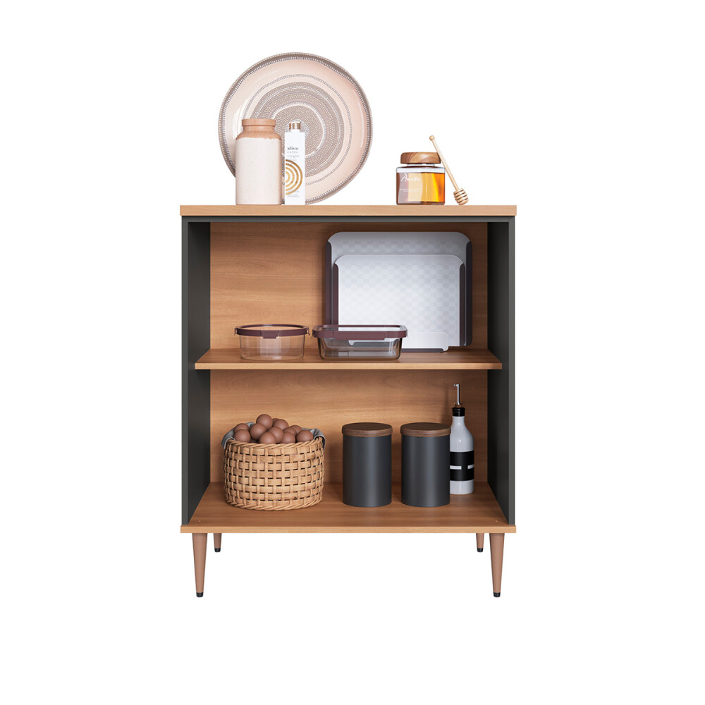 Módulo bajo ALICE 0,80 m, 2 puertas color GRAFITO Módulo Bajo Alice 0,80 M, 2 Puertas Color Grafito