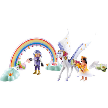 Playset Playmobile Principe Y Princesa Arcoiris Ub 001