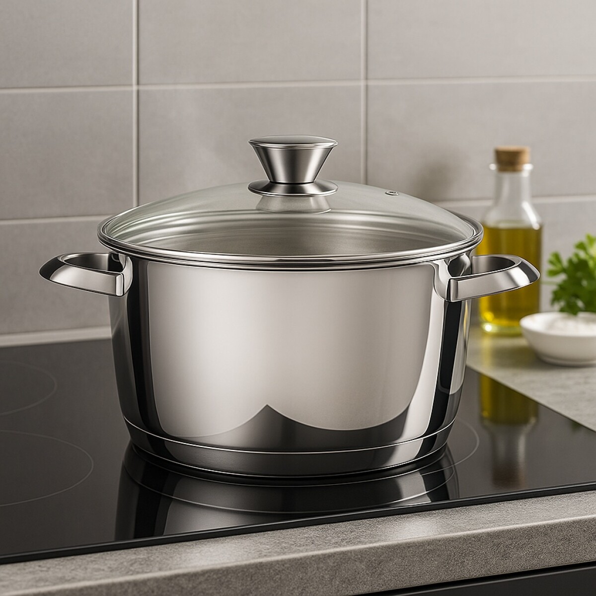 OLLA CACEROLA HONDA TRAMONTINA ALLEGRA 22CM 4,2 LITROS - PLATEADO 
