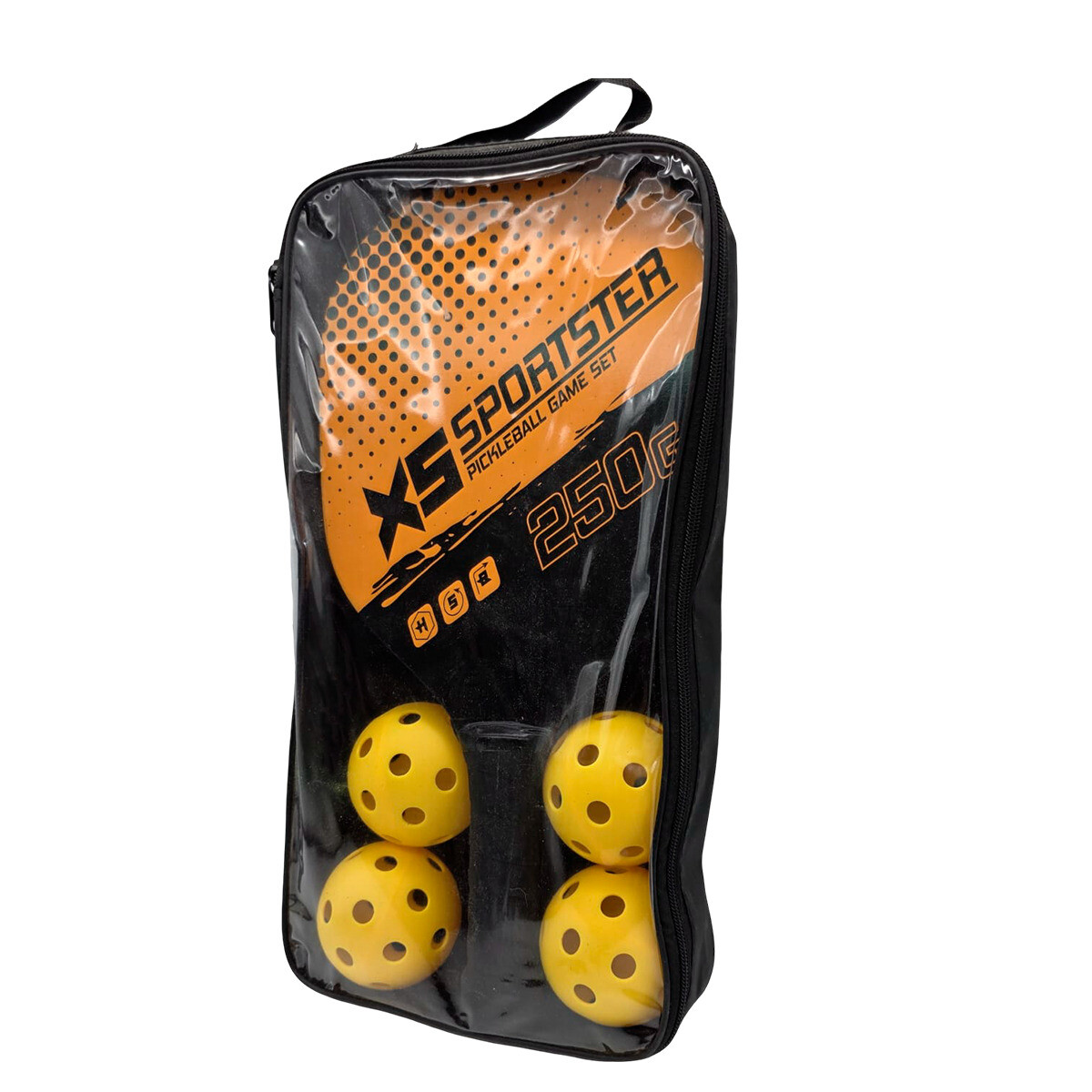 Set X2 De Playa Paletas 4 Pelotas Y Bolso Pickleball 