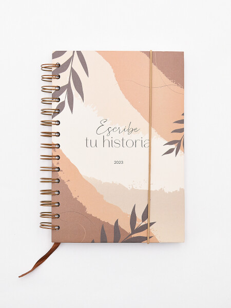 AGENDA ESCRIBE TU HISTORIA MARRON