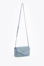 BANDOLERA LIPSTICK KNIT Celeste