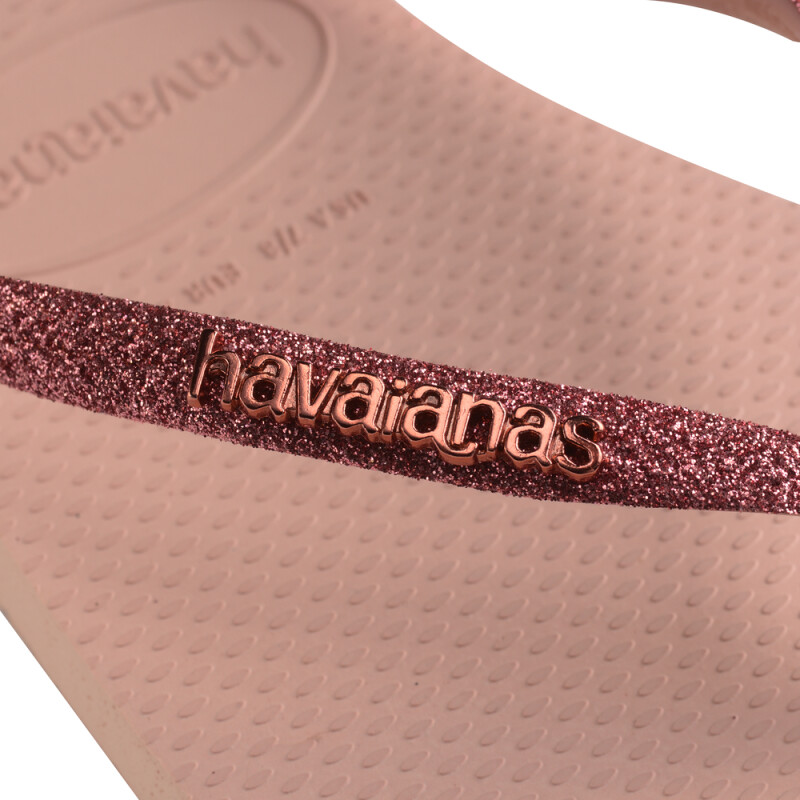 Sandalias Havaianas Slim Glitter Ii Mujer Rosa/rosa