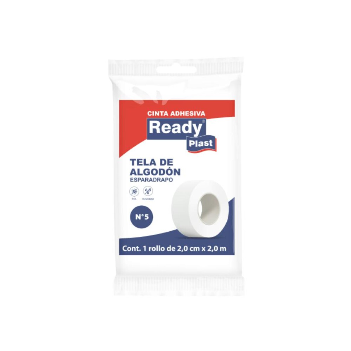 Cinta Adhesiva Ready Plast Tela de Algodón N°5 