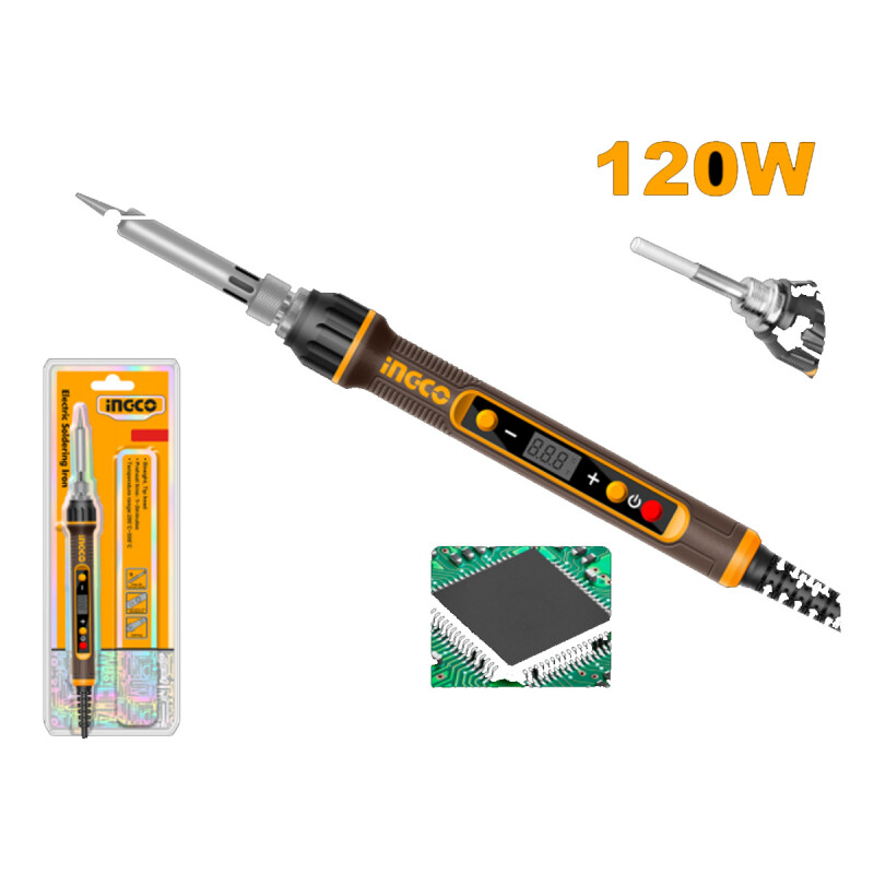 SOLDADOR ESTAÑO LAPIZ 120W INGCO SI01610 SOLDADOR ESTAÑO LAPIZ 120W INGCO SI01610