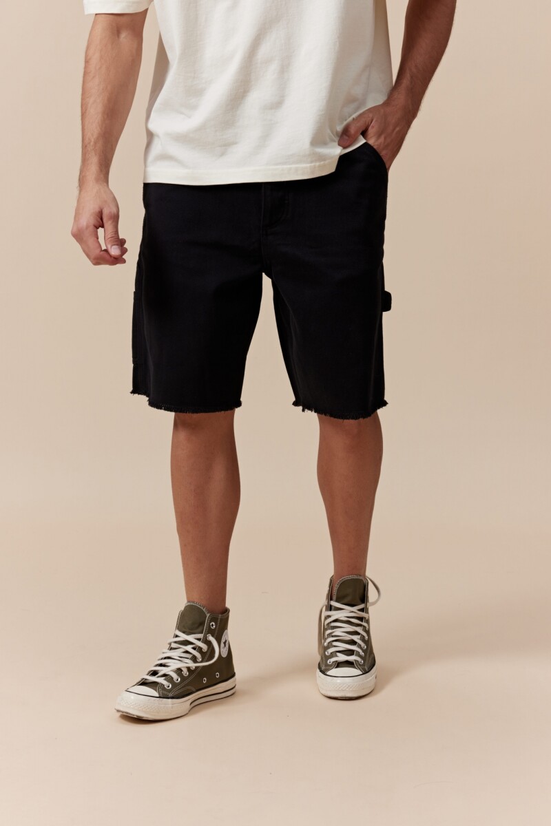 BERMUDA DENIM SKIP - NEGRO JEAN 