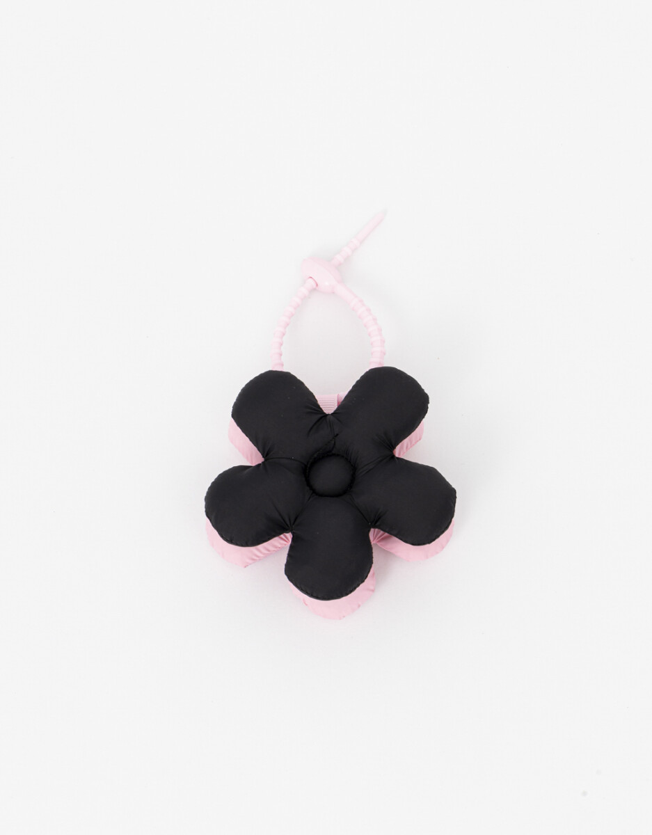 Llavero Y Bag Charm Flor Puffy 