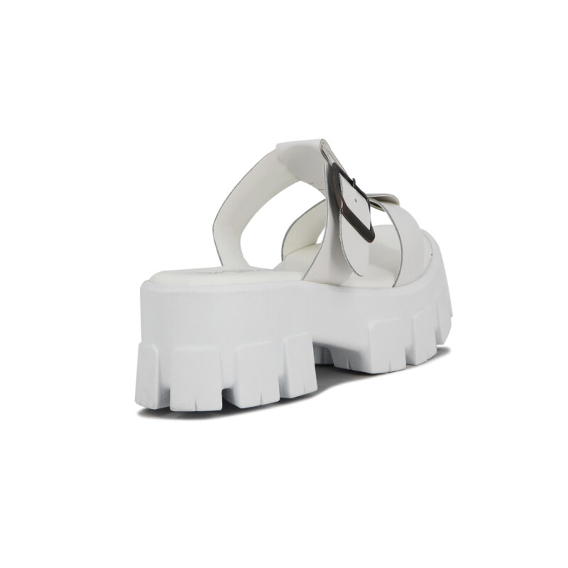 Sandalias Mujer Darkness Plataforma Blanco-blanco