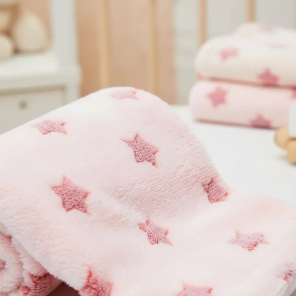 Manta estrellas BUBA clasica rosa